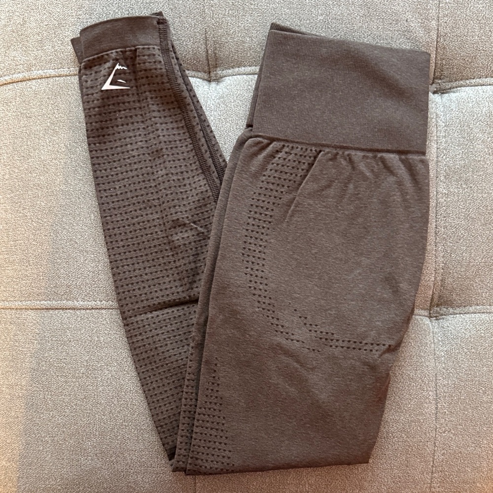 Gymshark Vital Seamless Brown Leggings